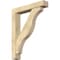 Ekena Millwork Funston Block Rough Sawn Bracket w/ Offset Brace, Douglas Fir, 6"W x 32"D x 40"H BKT0604X32X40FST05RDF - alternate 1